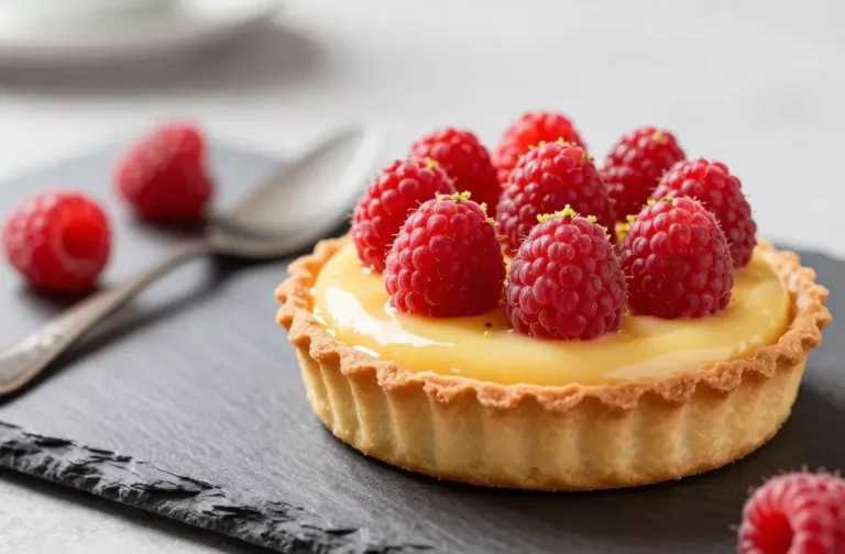 Lemon Raspberry Custard Tart That Steals the Show