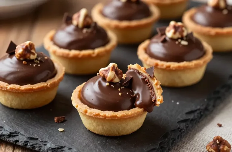 Chocolate Hazelnut Tartlets That Taste Like Pure Luxury