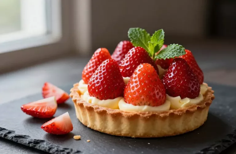 Strawberry Vanilla Cream Tart That Steals the Show