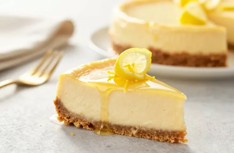 Lemon Honey Cheesecake That Shines Like Sunshine