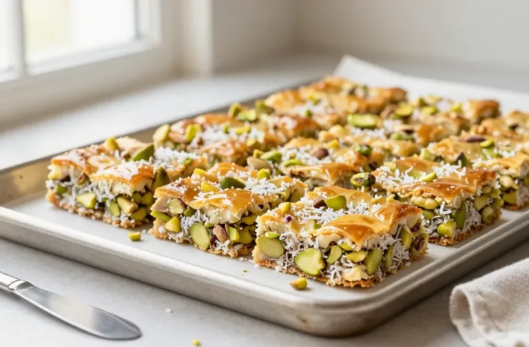 Pistachio Coconut Bars That Disappear Fast