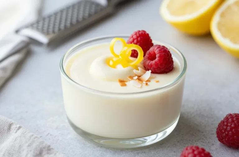 Lemon Coconut Panna Cotta That Practically Makes Itself