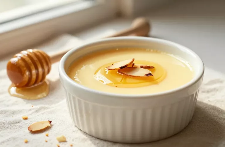 Honey Almond Custard That’S Silky, Cozy, and Dreamy