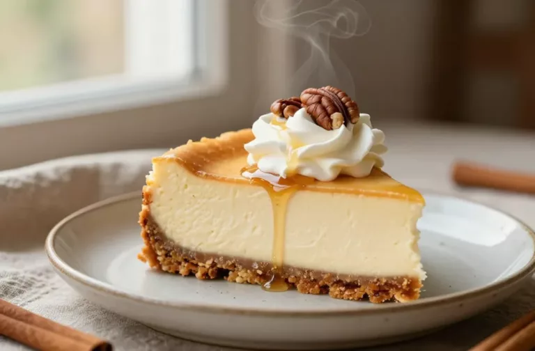 Maple Cinnamon Cheesecake That Tastes Like a Cozy Hug