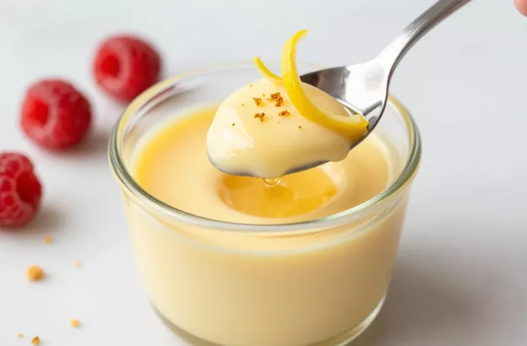 Lemon Honey Pudding That Melts on Your Spoon