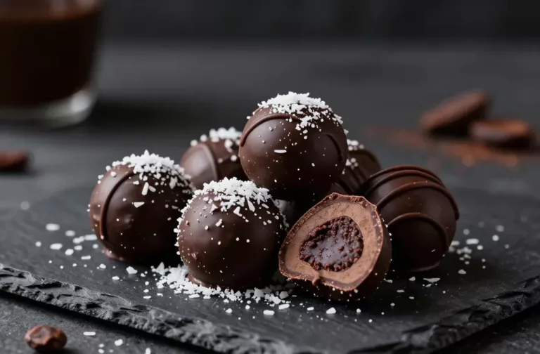 Dark Chocolate Coconut Truffles That Taste Like Luxury